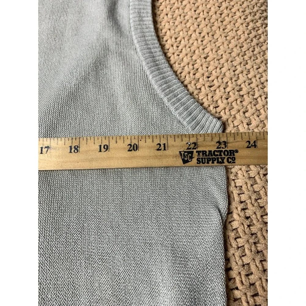 Mens XL Bobby Jones Collection Gray Pullover Sweater Vest Grandpa‎ Golf Preppy